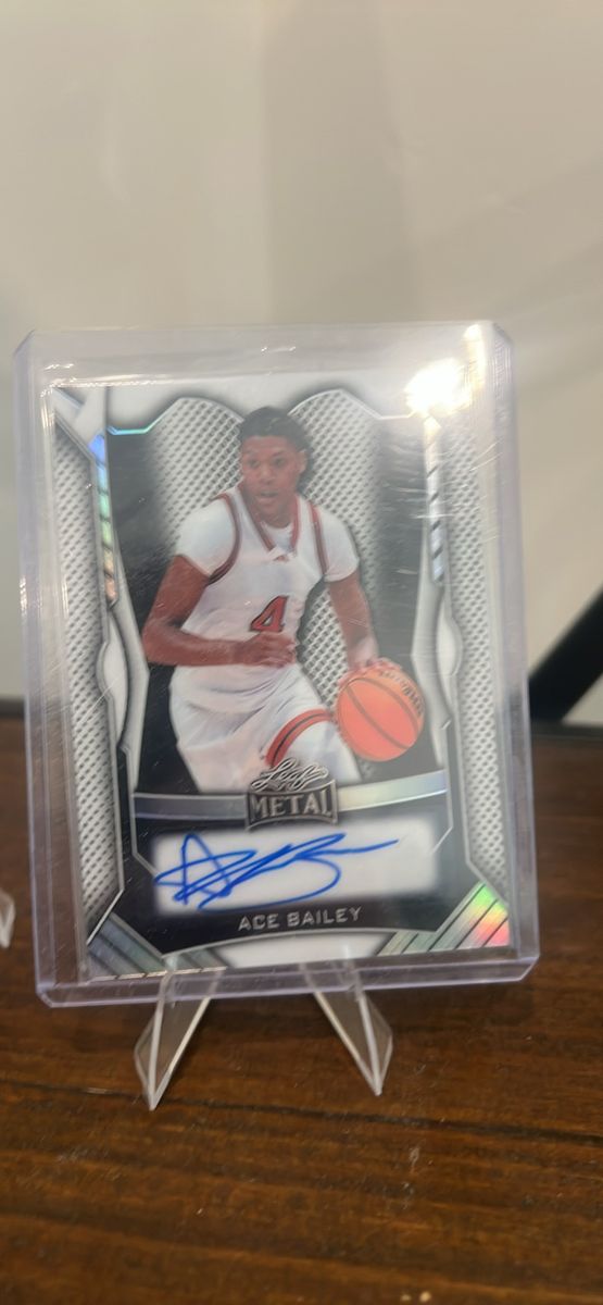 2025 Leaf Metal Ace Bailey Auto #MA-AB1 Serial Numbered 59/75 Basketball Trading Card