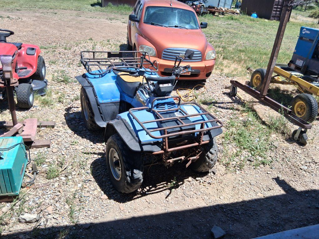 Suzuki king quad 4x4 atv project (runs)