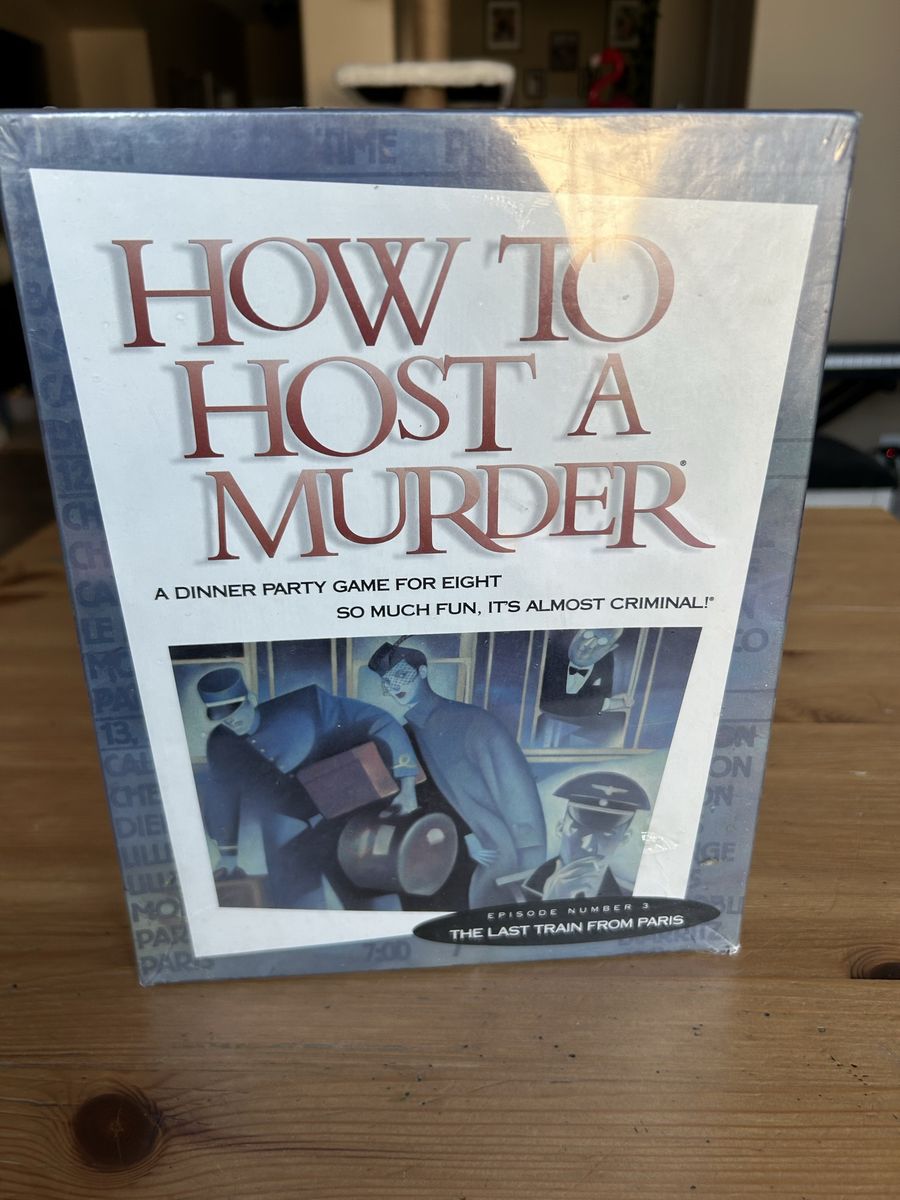 How to Host a Murder Episode 3 The Last Train From Paris Board Game Sealed