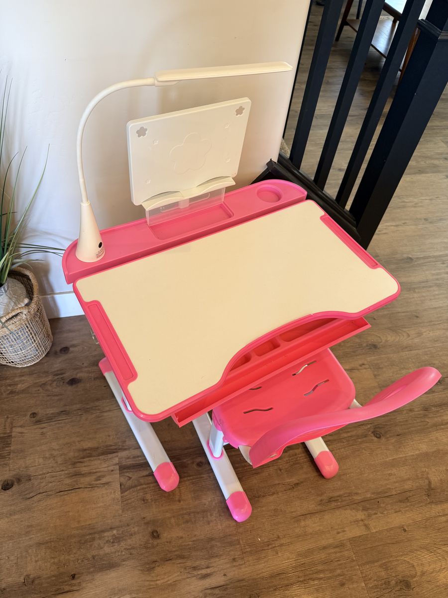 Childrens Desk And Chair Set