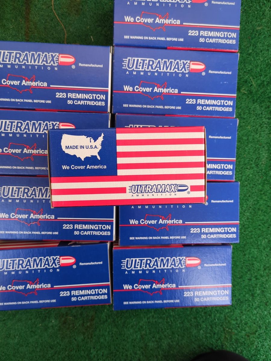 .223 Ammo Lot – 700 Rounds + Ammo Can (Ultramax & MFS)