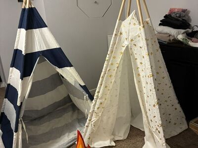 Kids Teepees And Campfire Set