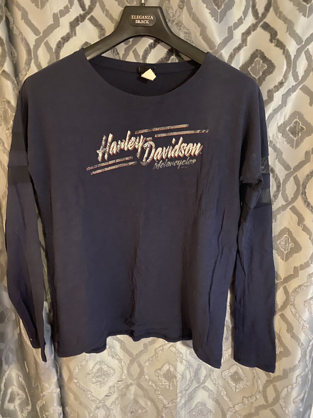 Women’s Harley-Davidson Long Sleeve Shirt w/ Mesh Detail – Size XL