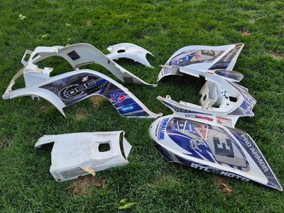Yamaha Raptor 700 ATV Fenders Plastics Set Dune cut