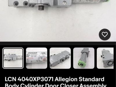 LCN 4040XP3071 Allegion Standard Body Cylinder Door Closer Assembly for 4040XP