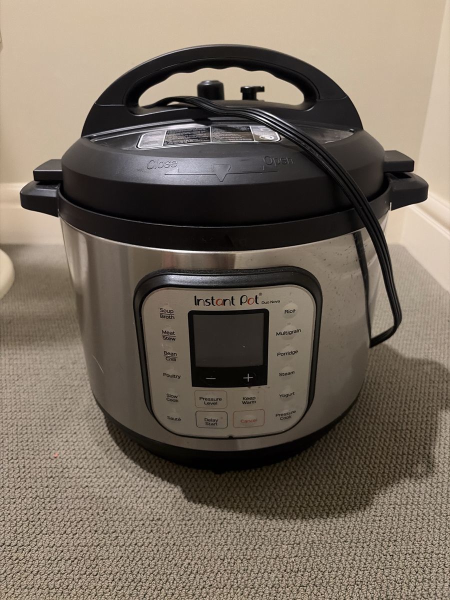 Instant Pot Duo Nova 7-in-1 Electric Pressure Cooker 6 Qt - Stainless Steel Multi-Cooker