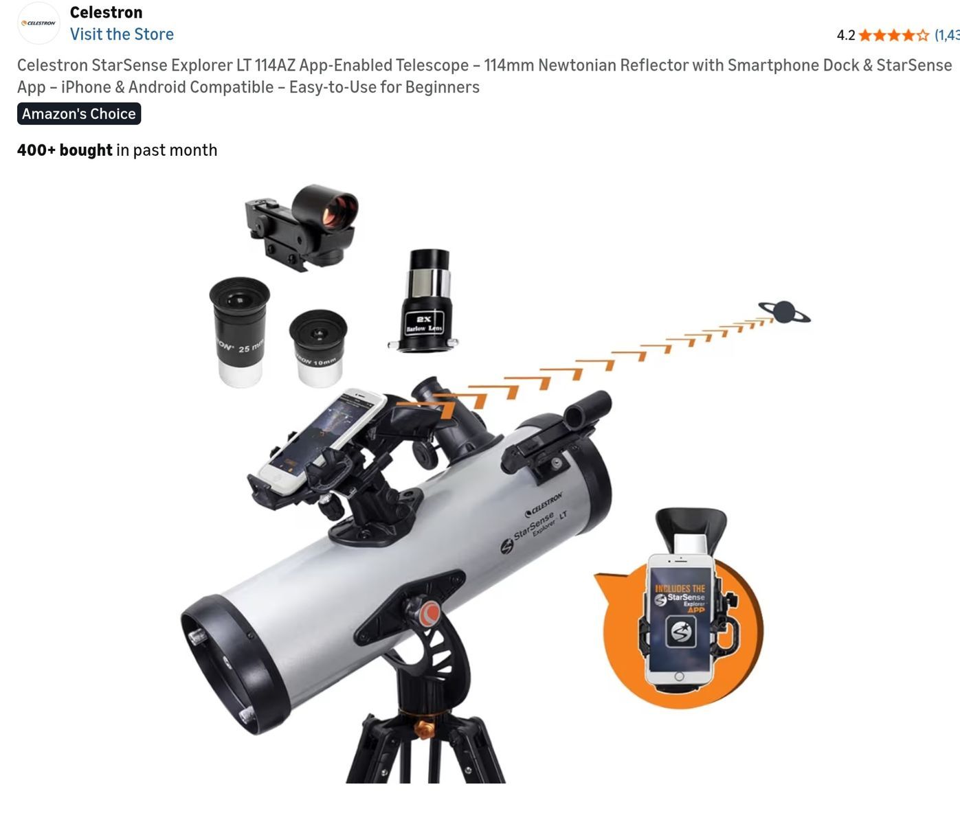 Great Celestron Telescope