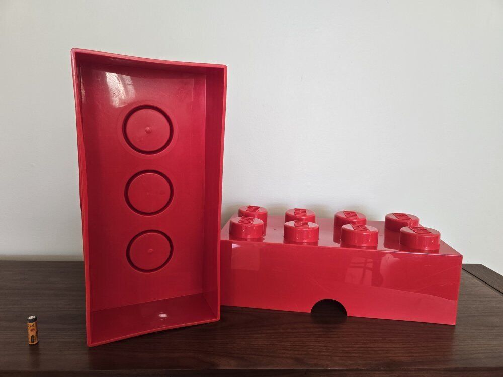 LEGO Stackable Storage Brick Red- Used