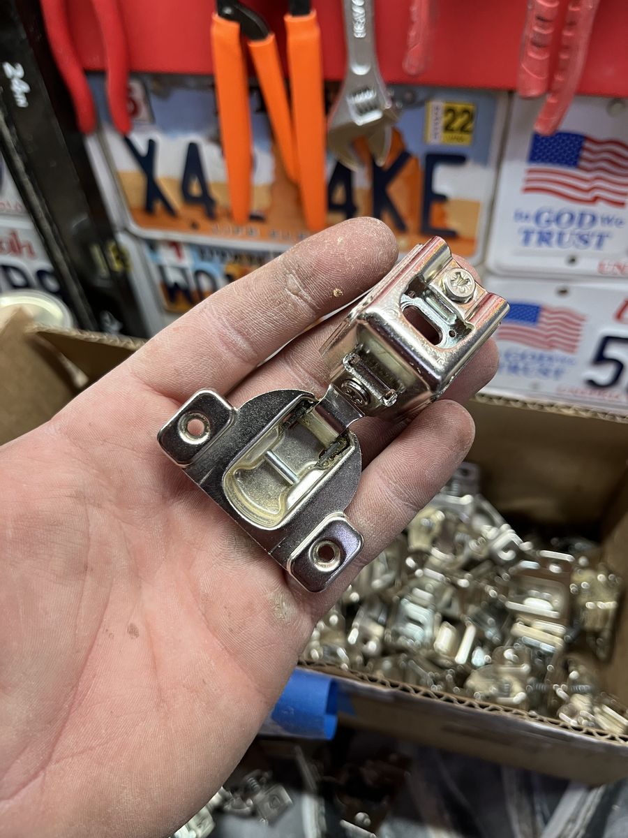 1 9/16 Blum cabinet hinges 60 count