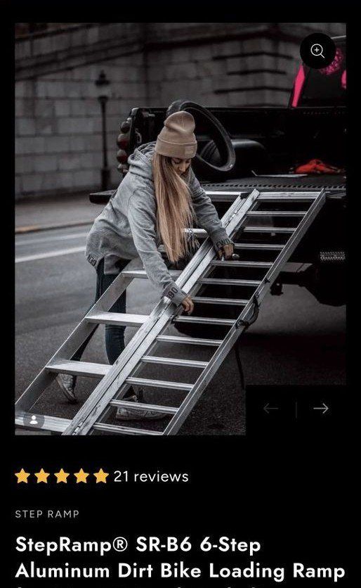 Motorcycle Step Ramp