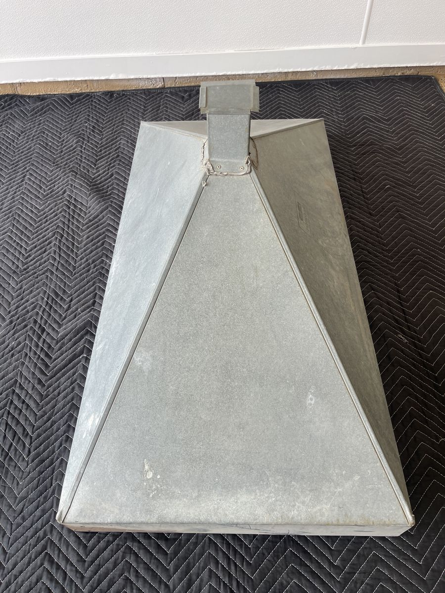 Vintage 1985 Custom Galvanized Hood