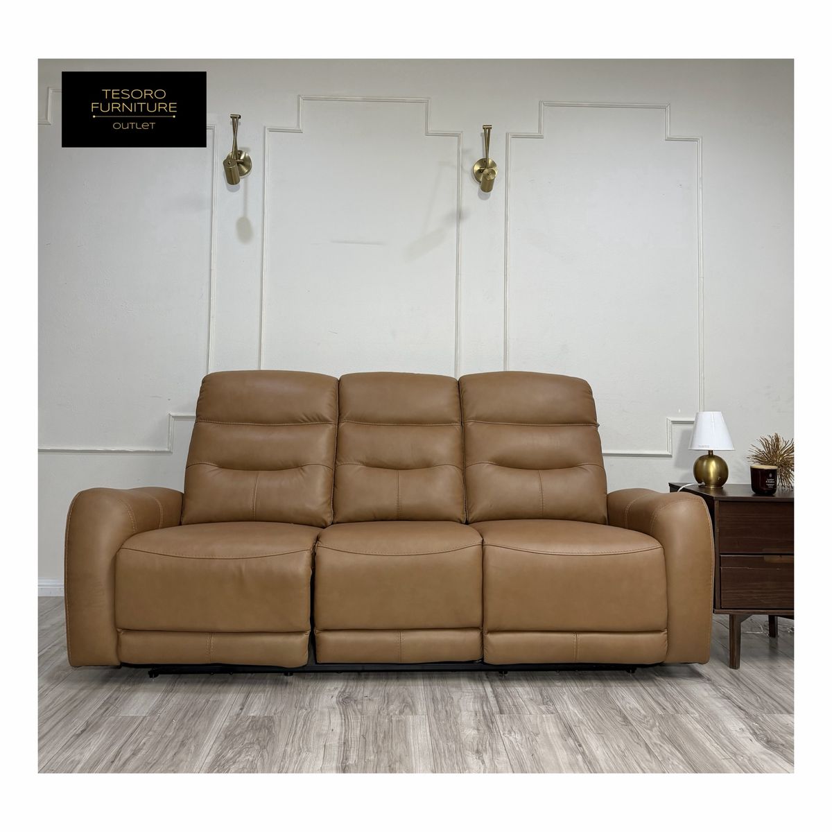 COOPER LEATHER RECLINER SOFA
