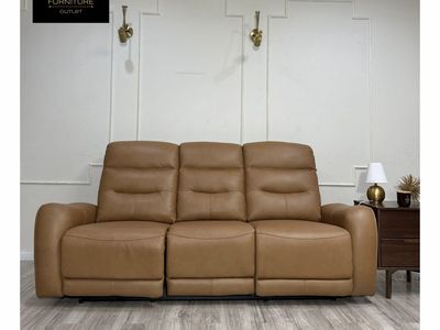 COOPER LEATHER RECLINER SOFA