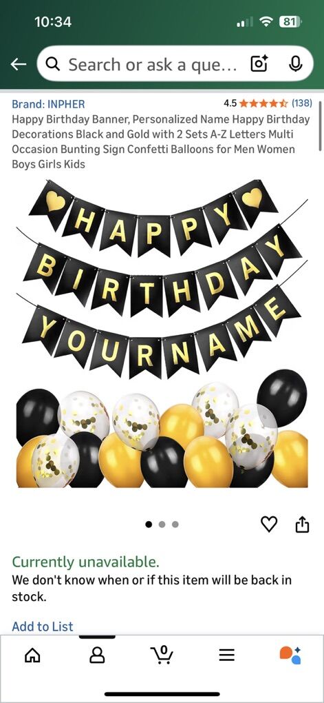 Party Decorations