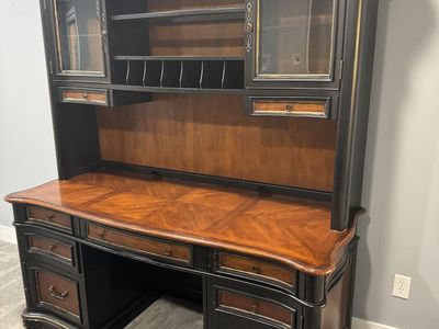 Hooker Executive Desks and Hutch