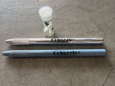 Coluzzle Craft Tool Lot: Patented Cutting System with 2 Handles & Extra Blades