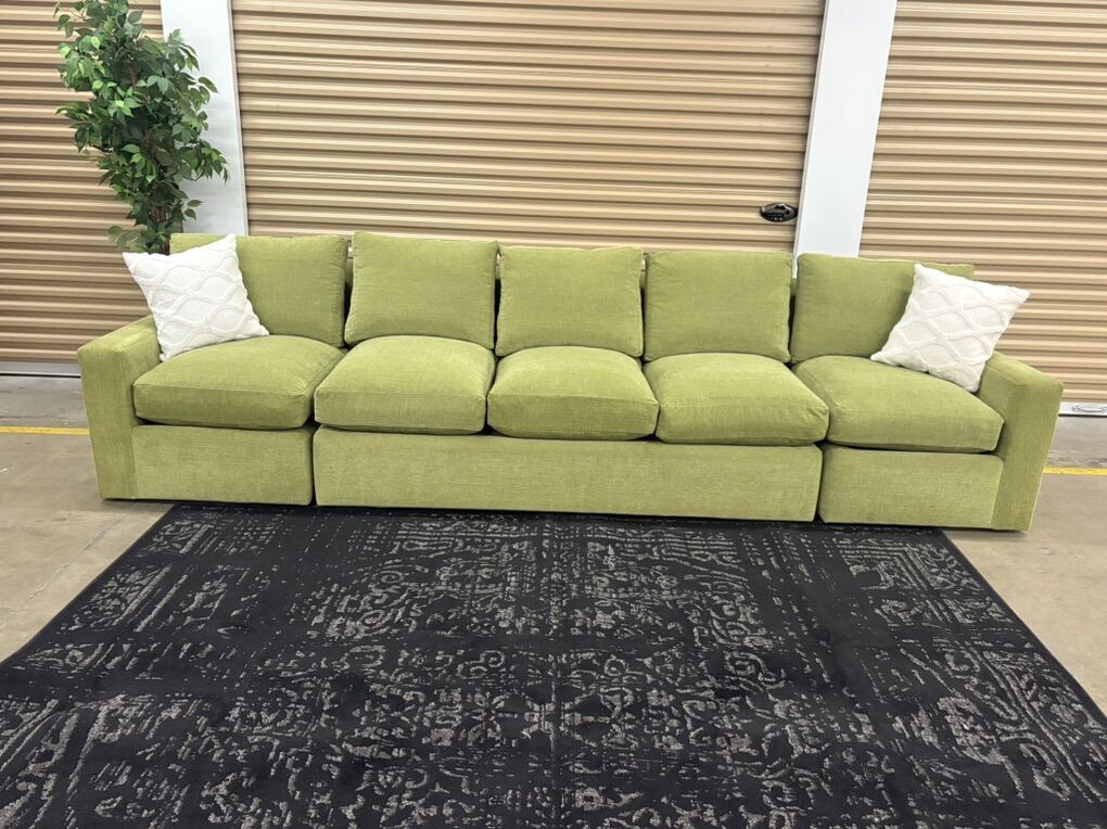 RENE CAZARES Green Couch (Free Delivery)