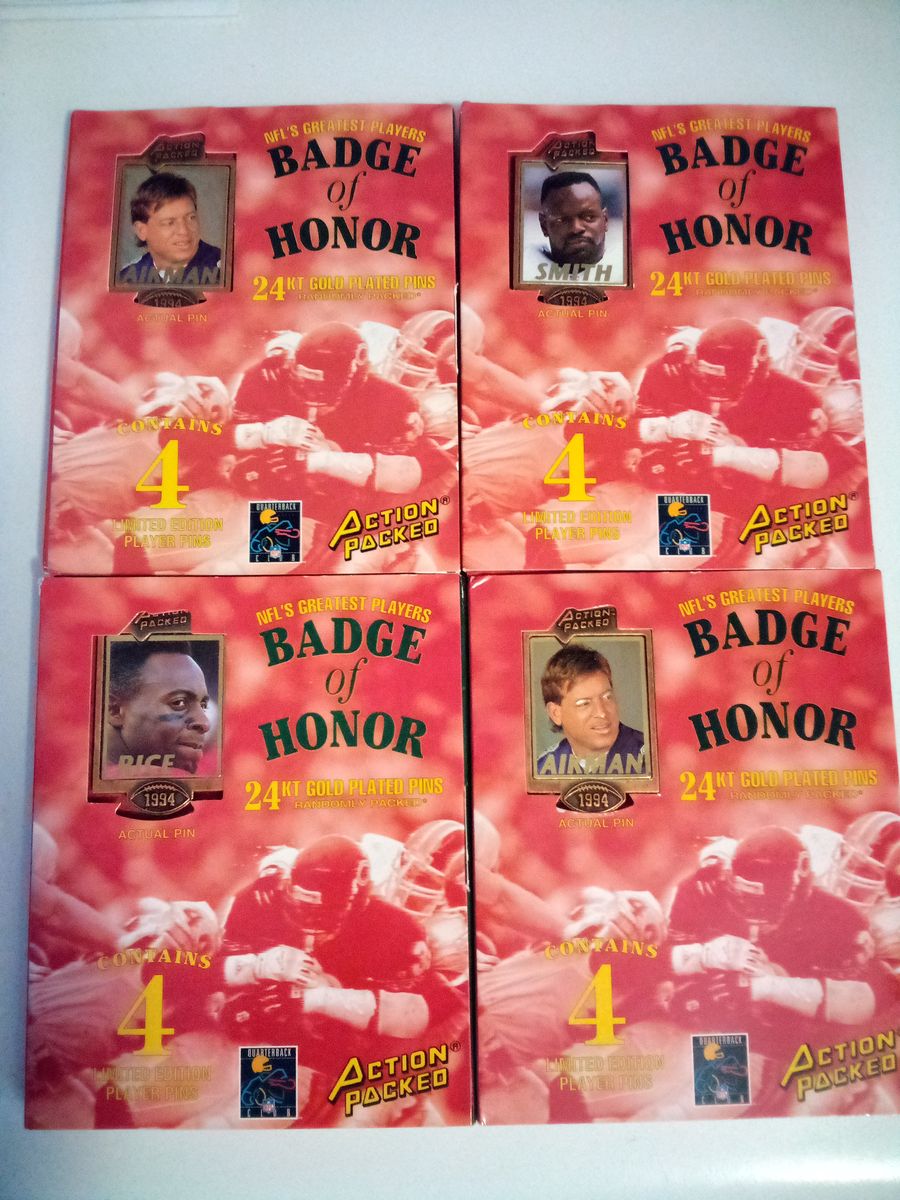 1994 Action Packed Badge of Honor Pins