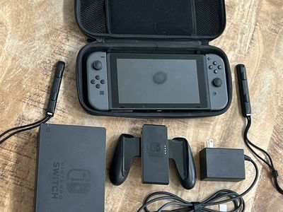 Nintendo Switch Console with Dock, Joy-Cons, Charger, and Case