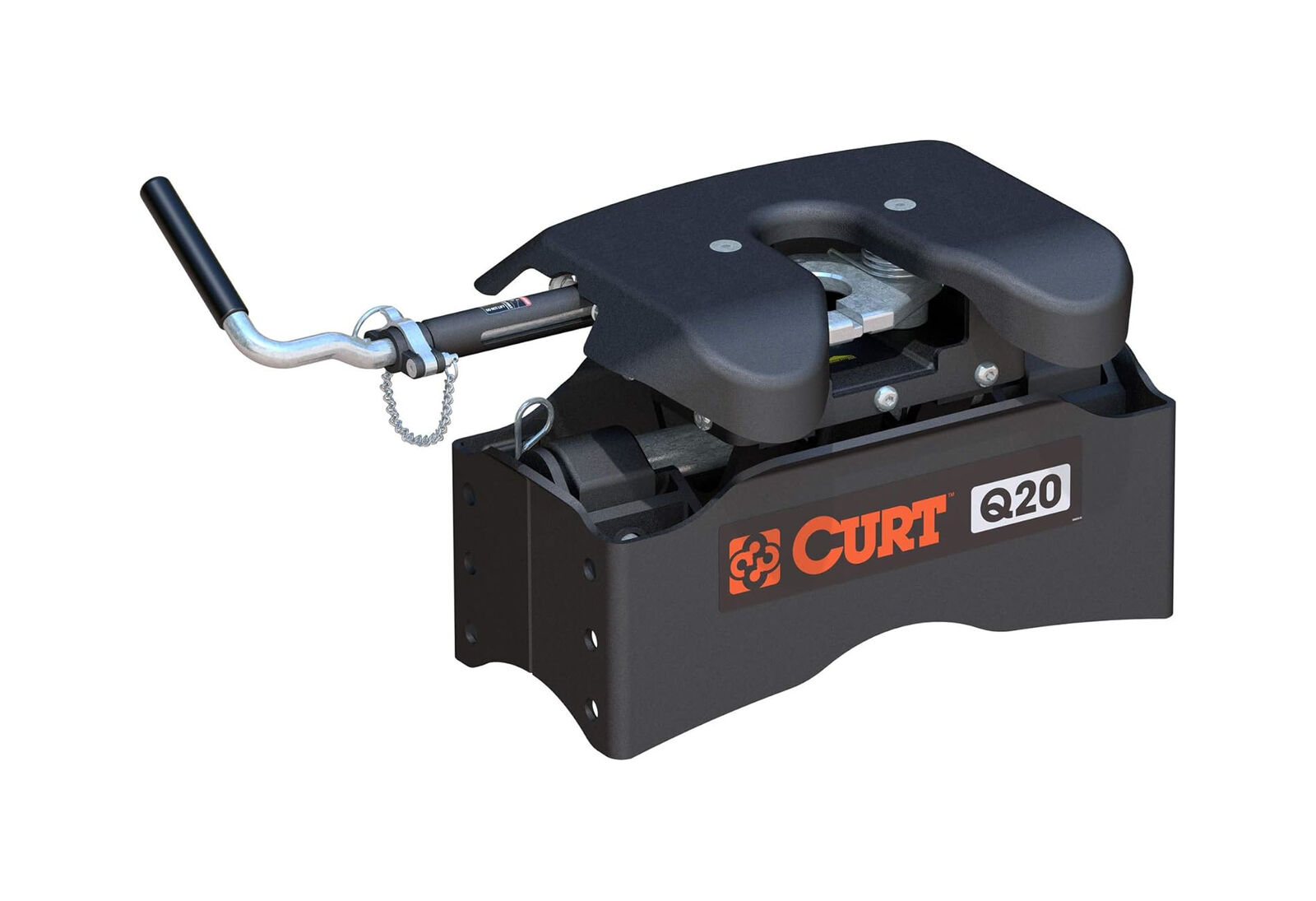 CURT Q20 5th Wheel Hitch Head - 20K lbs, Quiet Ride, Easy Operation