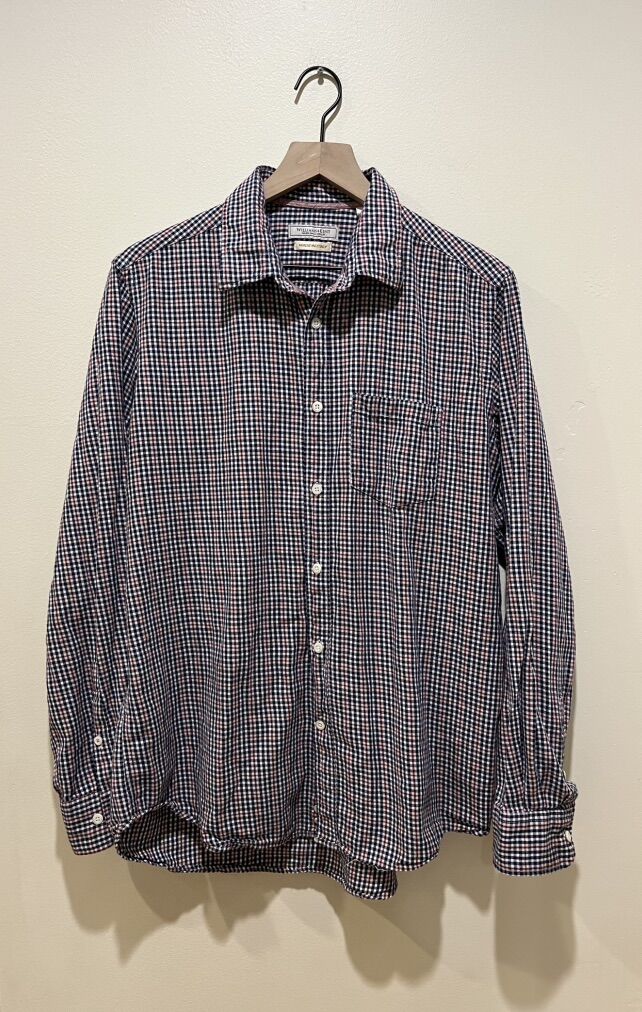 Williams and Kent Blue, White and Red Shirt Large