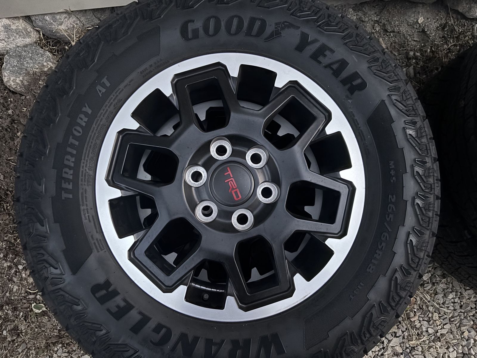 2026 Tacoma TRD takeoffs 265/65 R18