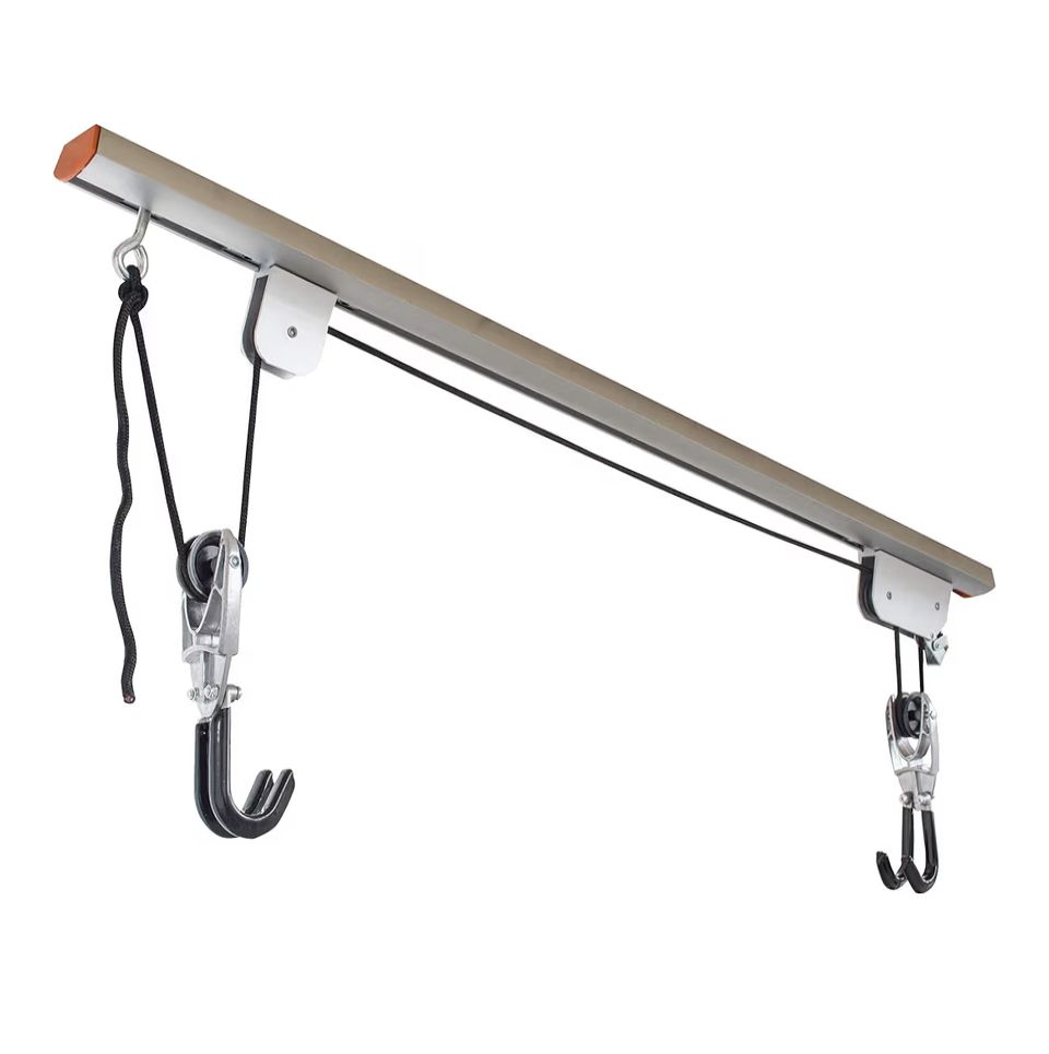 New Garage Aluminum Bicycle Roof Pulley Lift