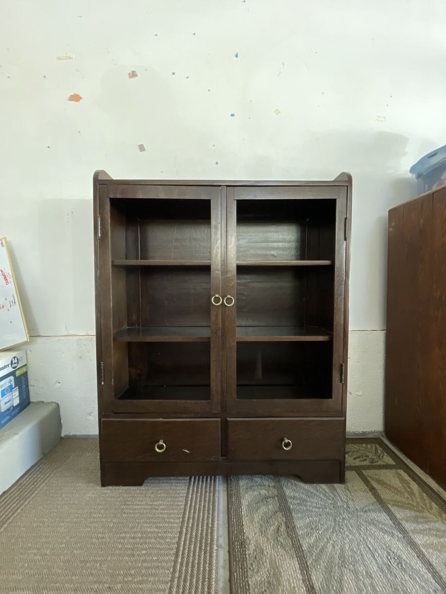 Wood Cabinet/Bookcase- Project Piece