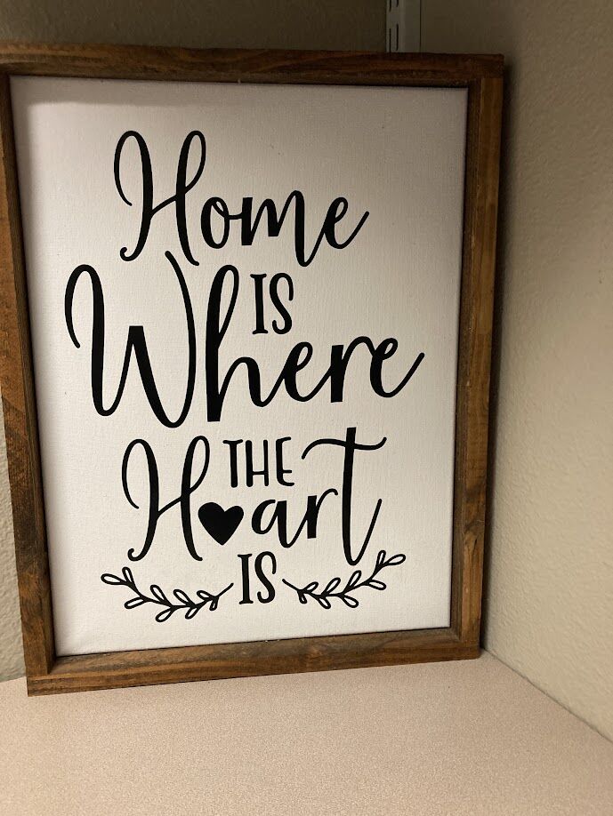 Home is Where the Heart is Frames Art