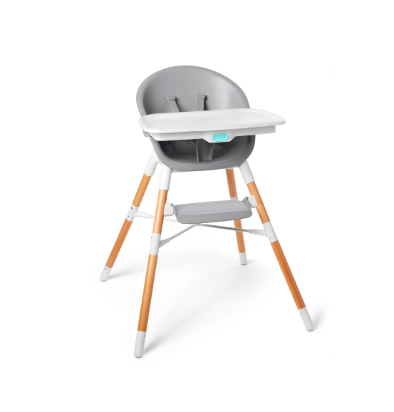 Brand New in Box Skip Hop EON Baby High Chair 4-in-1 Convertible, Grey/White