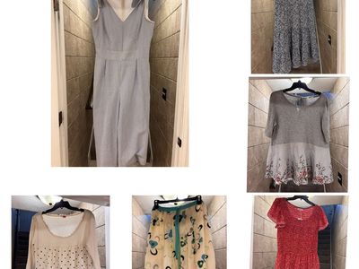 Women’s size large clothing bundle. Anthropologie, Max Studio etc