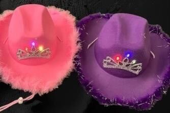 Color LED Cosplay Cowgirl Hat