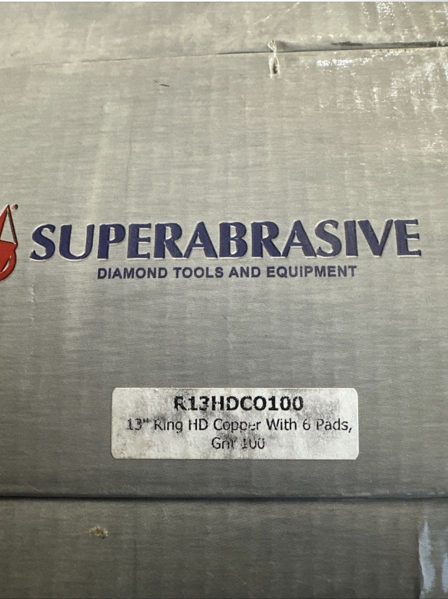 New Superabrasive Lavina 13" HD Copper Hybrid Rings 100 Grit R13HDCO100 3/each