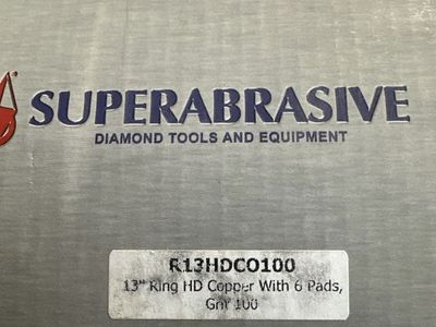 New Superabrasive Lavina 13" HD Copper Hybrid Rings 100 Grit R13HDCO100 3/each