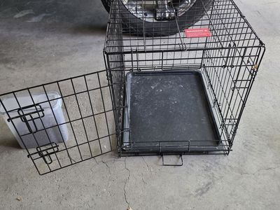 Metal Fordable Animal Crate 18x21x24