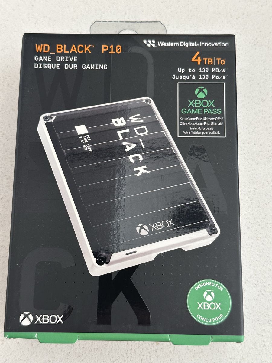 Western Digital P10 4TB Game Drive