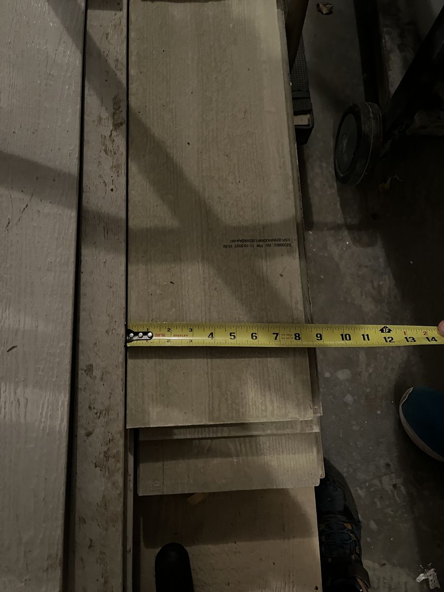 James Hardie siding board