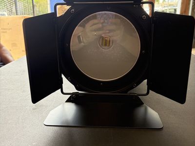 LED Stage Light COB Par Light with Barn Doors and DMX Control