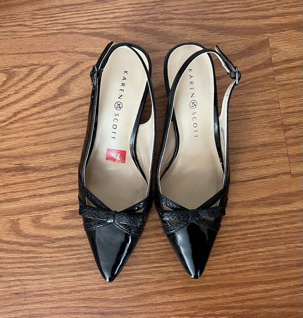 Black Special Occasion Sz. 7,5 Heels.