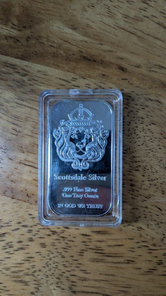 1 Troy Oz Silver bullion