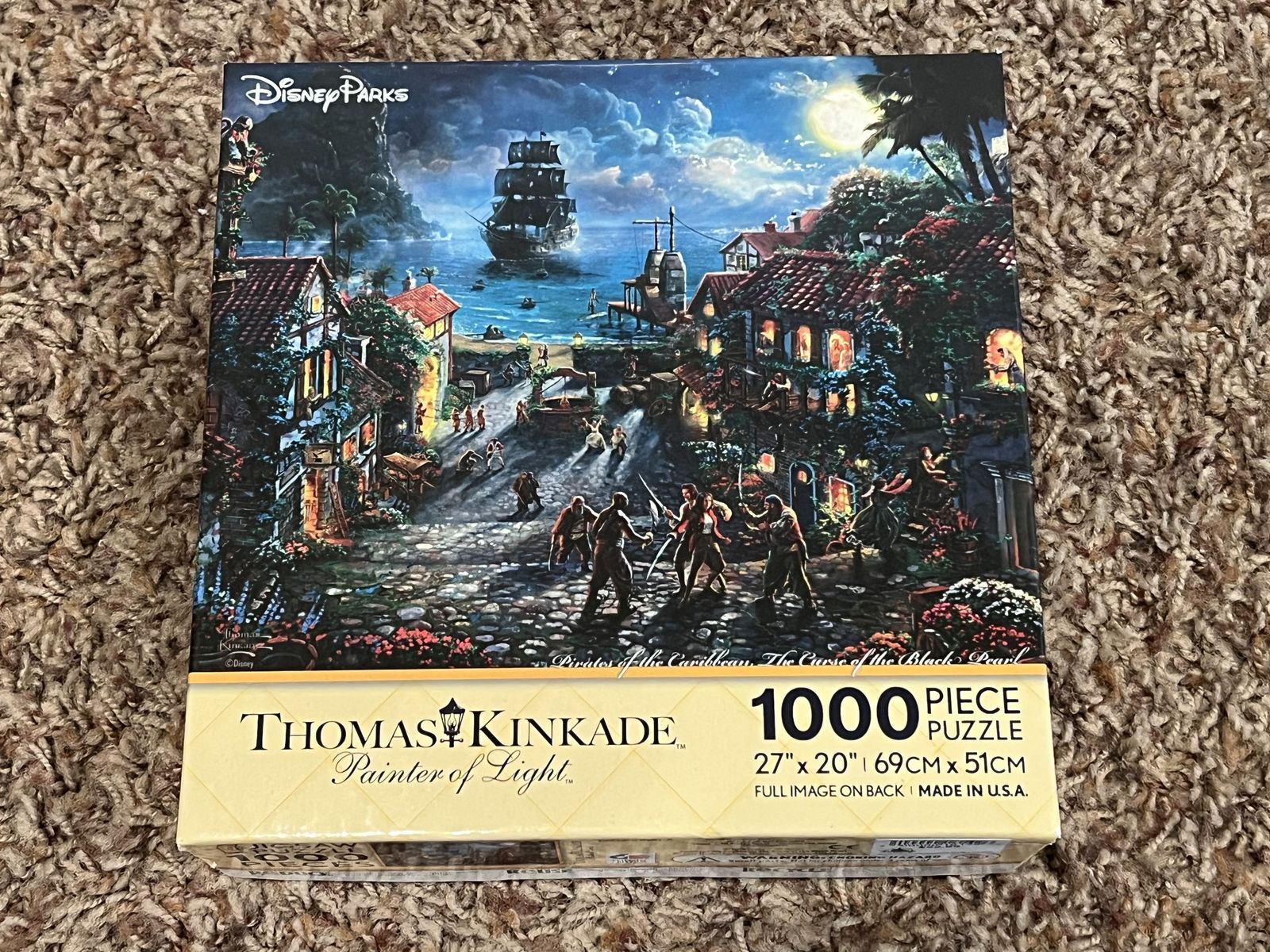 Thomas Kinkade Disney Parks Pirates of the Carribean Puzzle