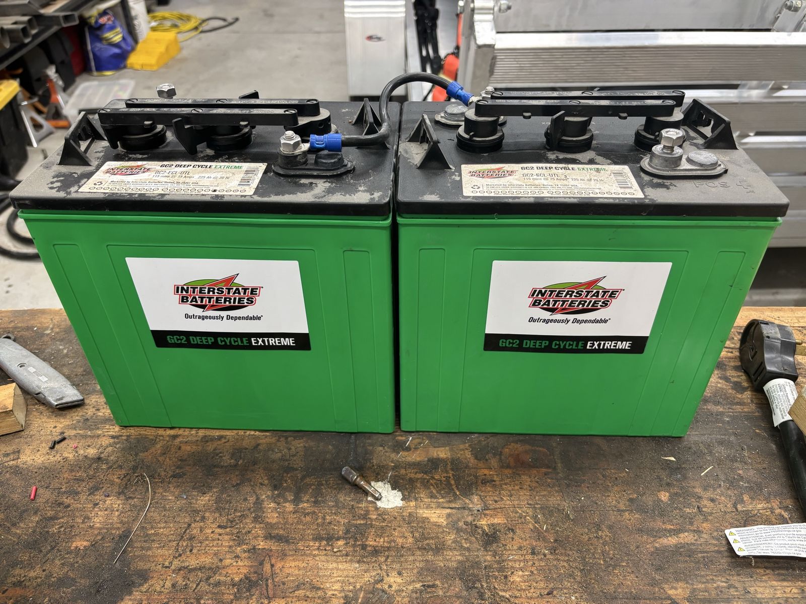 Interstate GC2 Deep Cycle Extreme Batteries (Pair) - 225 Ah, 20Hr