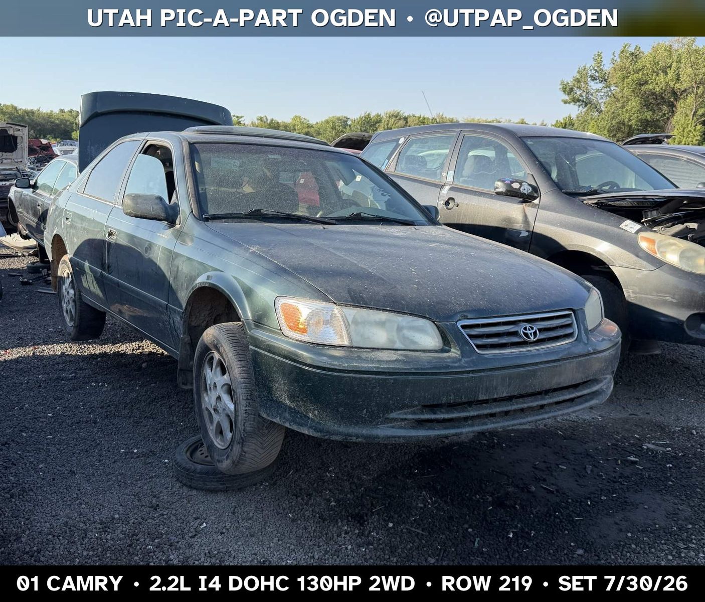 Just In! 2001 Toyota Camry Parts - UTPAP Ogden