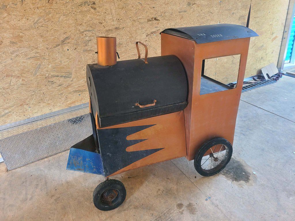 1960s Chattanooga Choo Choo Engine charcoal grill