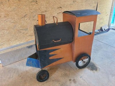 1960s Chattanooga Choo Choo Engine charcoal grill