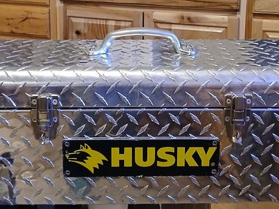Vintage Diamond Plate Husky Tool Box