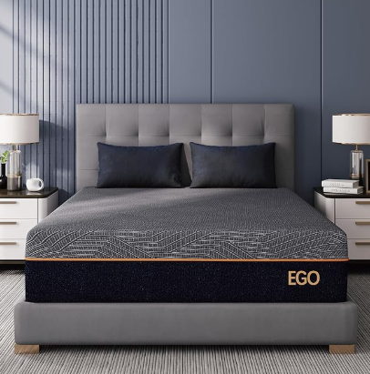 EGOHOME King 12 inch Memory Foam Mattress Medium Firm