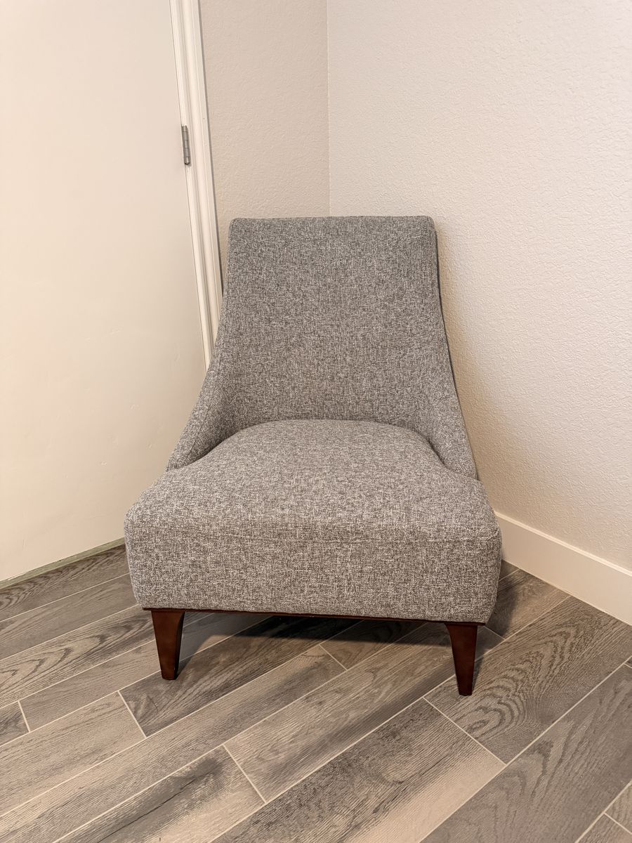 Gray Upholstered Chair