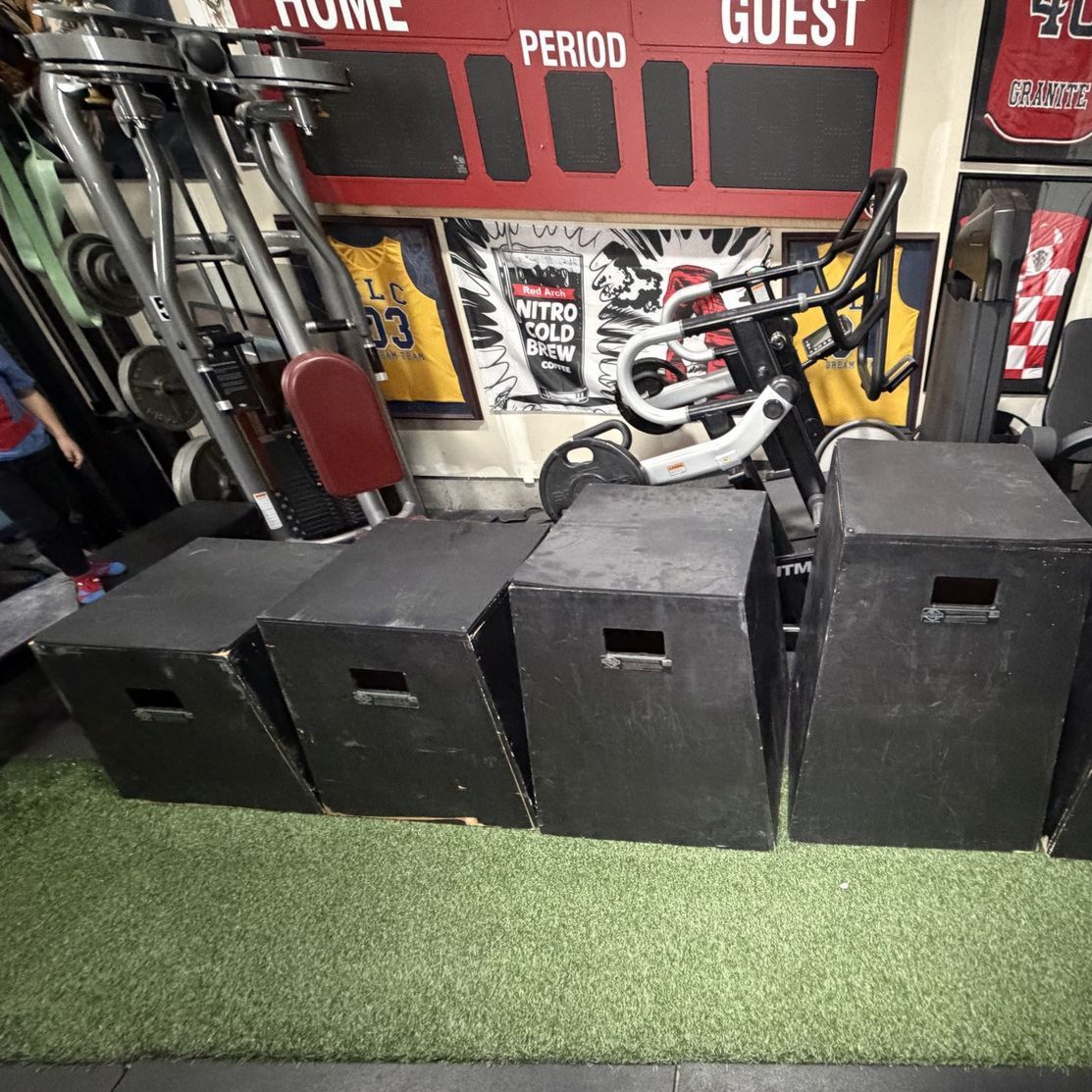 Wooden Plyometric Jump Box Set