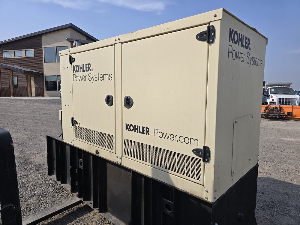 205 Kohler 50kw Diesel Generator 183hrs 